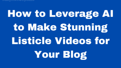 How to Leverage AI to Make Stunning Listicle Videos for Your Blog